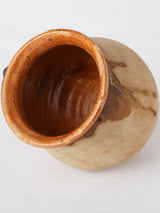 Small antique French confit pot  - no handles 6"