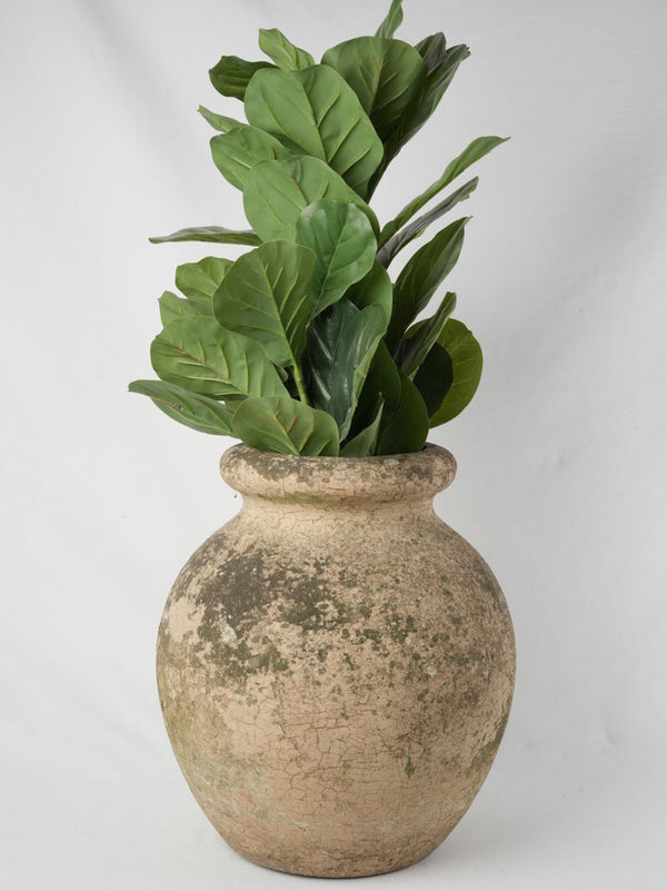 Weathered small garden pot