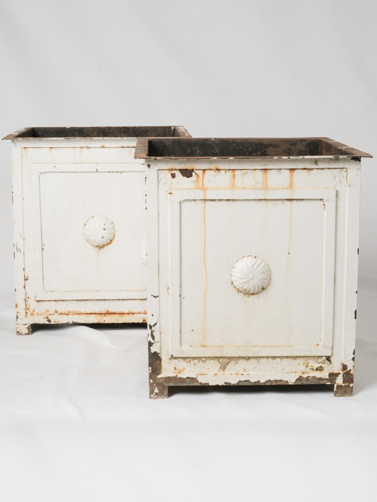 Vintage French Iron Planters