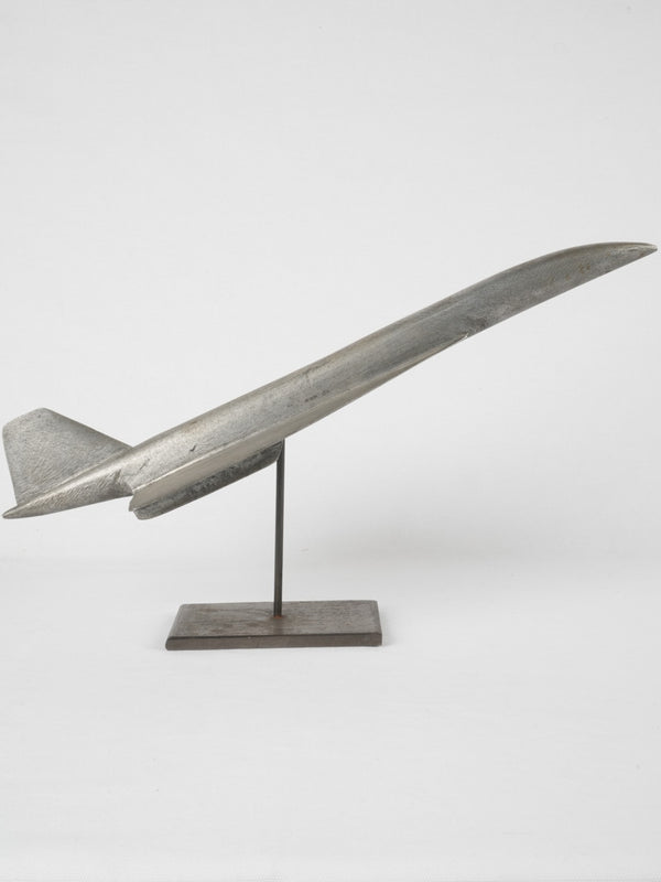Abstracted steel Concorde decorative replica