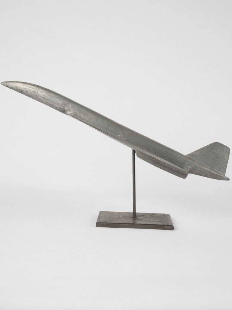 Vintage Anglo-French Concorde airplane sculpture 11½