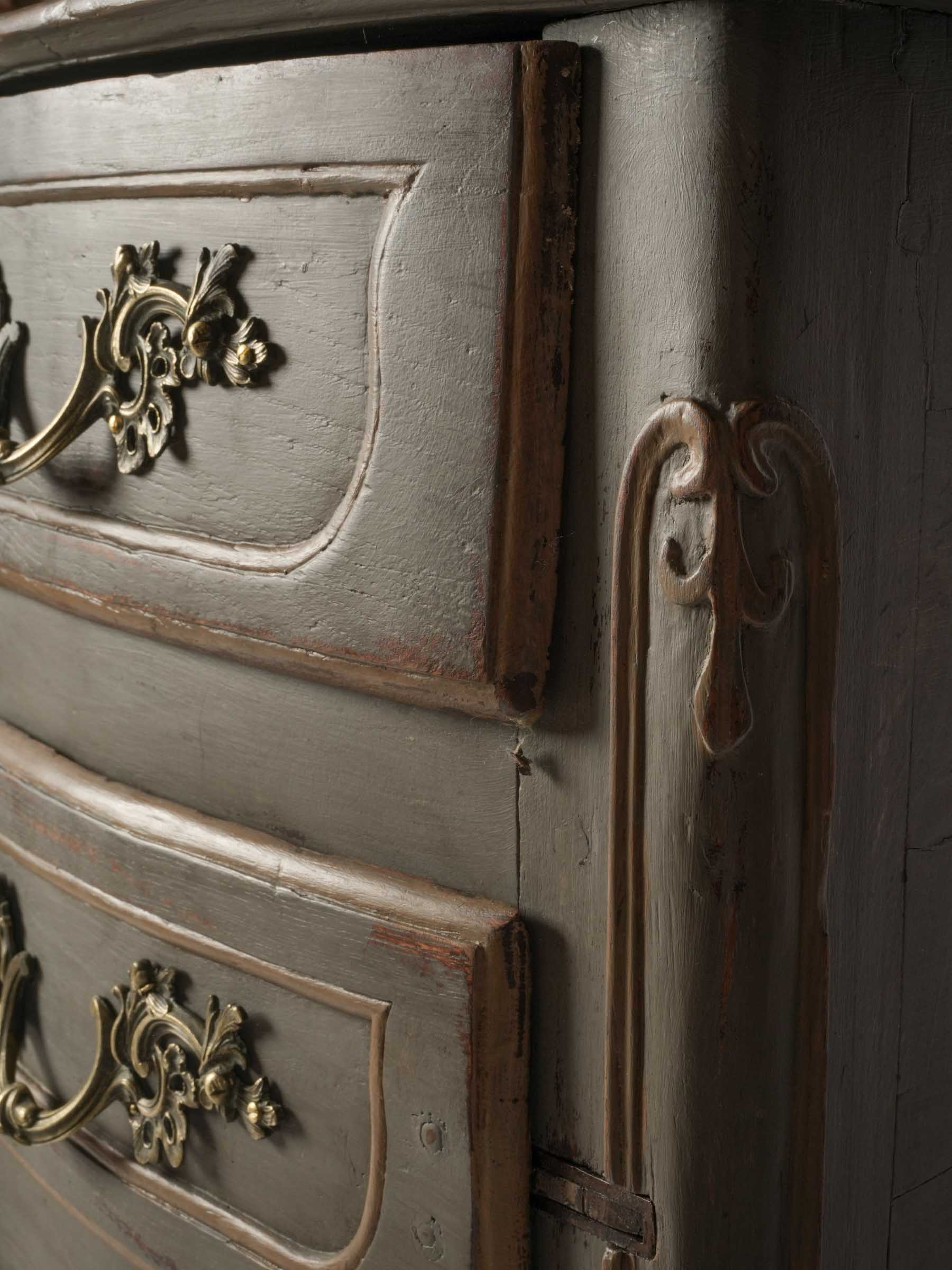 Surprising Louis XV Converted Commode  - 52¾" x 29¼" x 35¾"