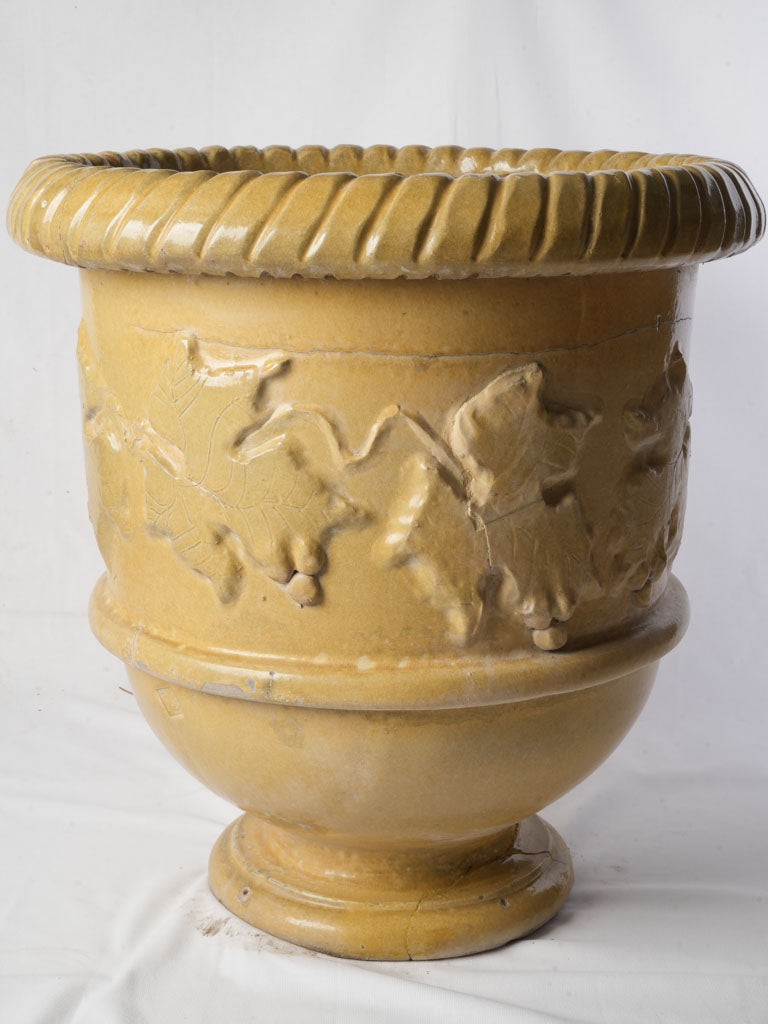 Sculptural terracotta garden accent