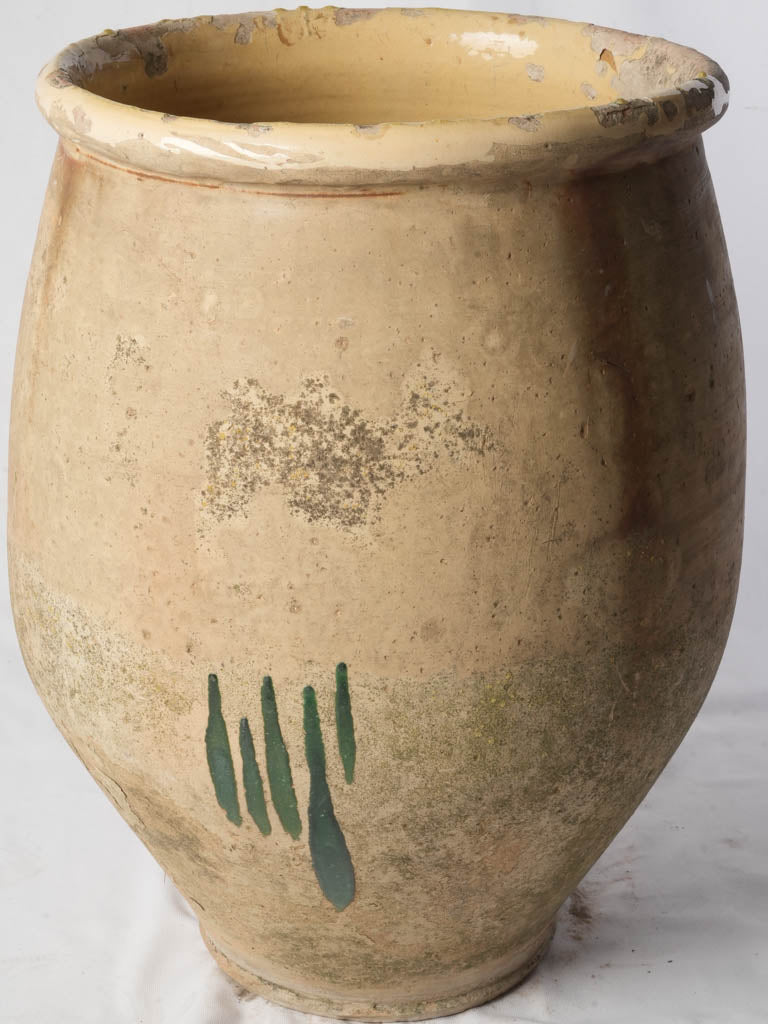 Rustic French pottery jar