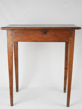 Antique French pine table w/ drawer 30¼"