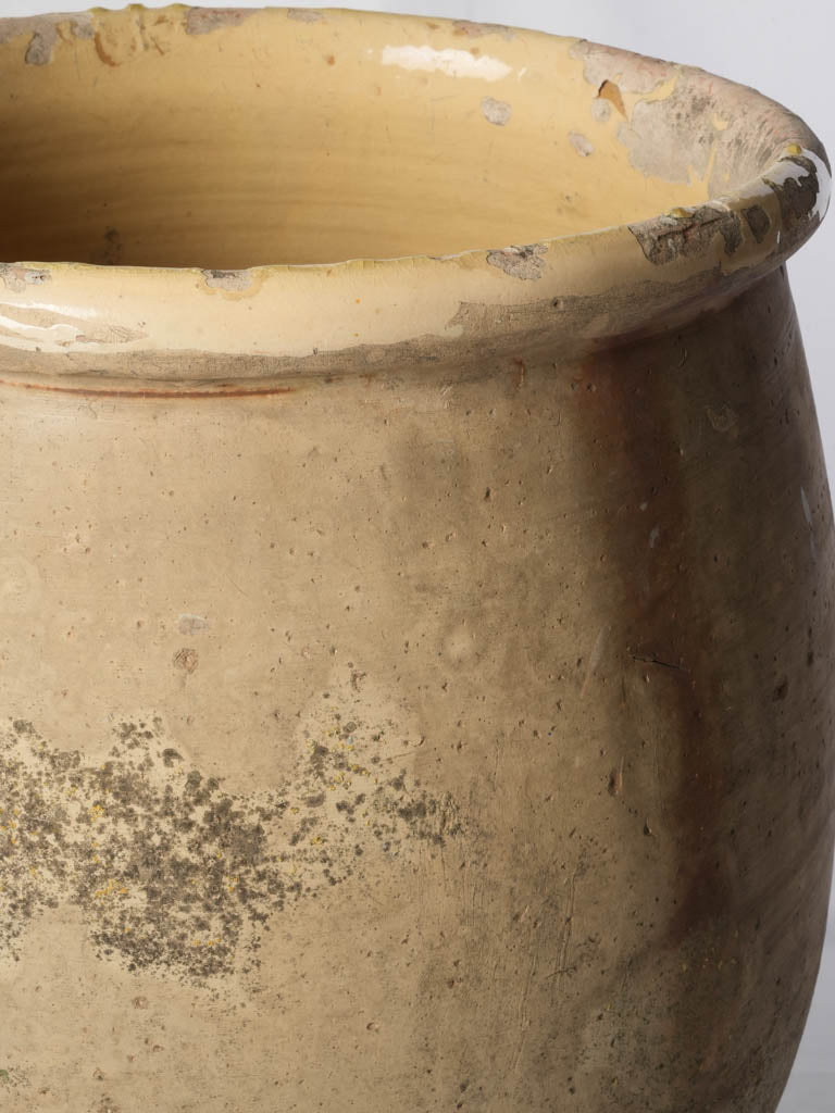 Unique green-glazed pot