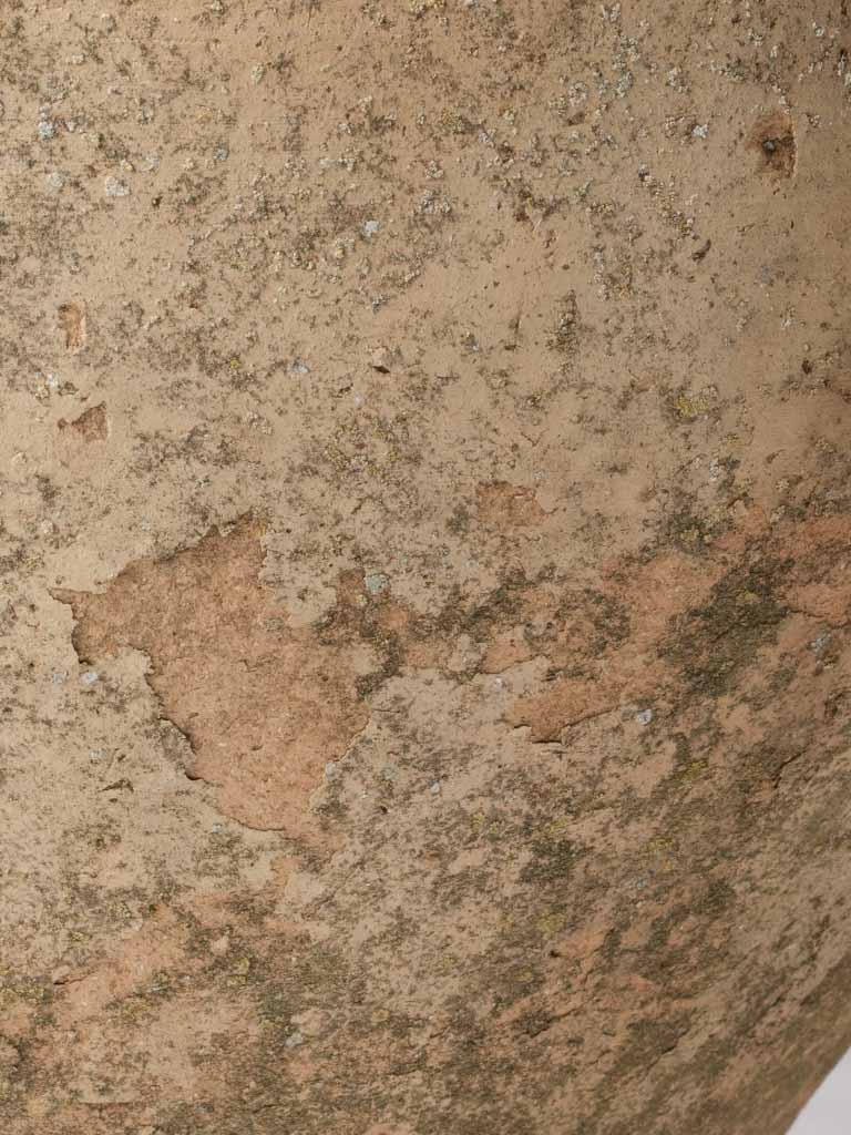 Buff clay storage vessel