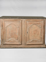 Charming, authentic, antique French marble buffet  