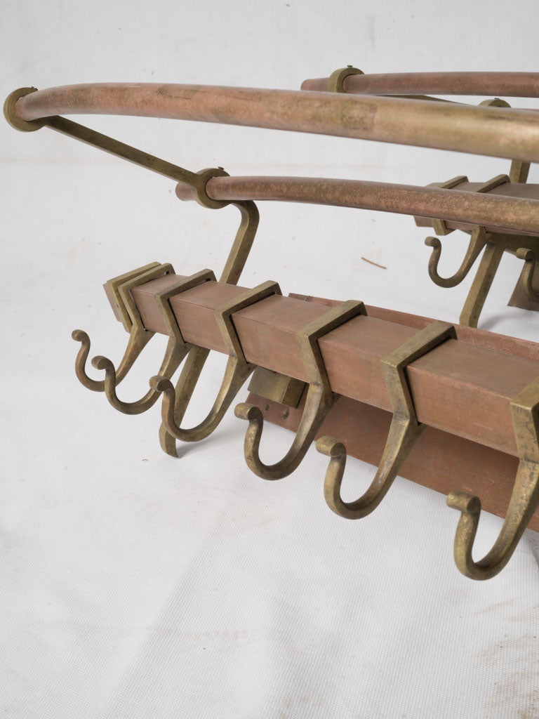 Timeless mid-century copper racks  