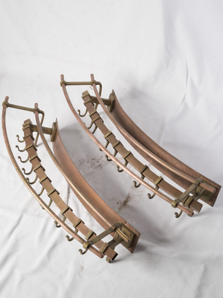 Refined curved industrial racks  