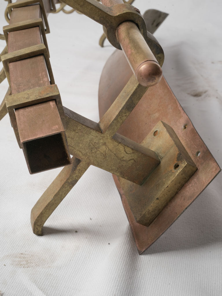 Gently oxidized vintage coat racks  