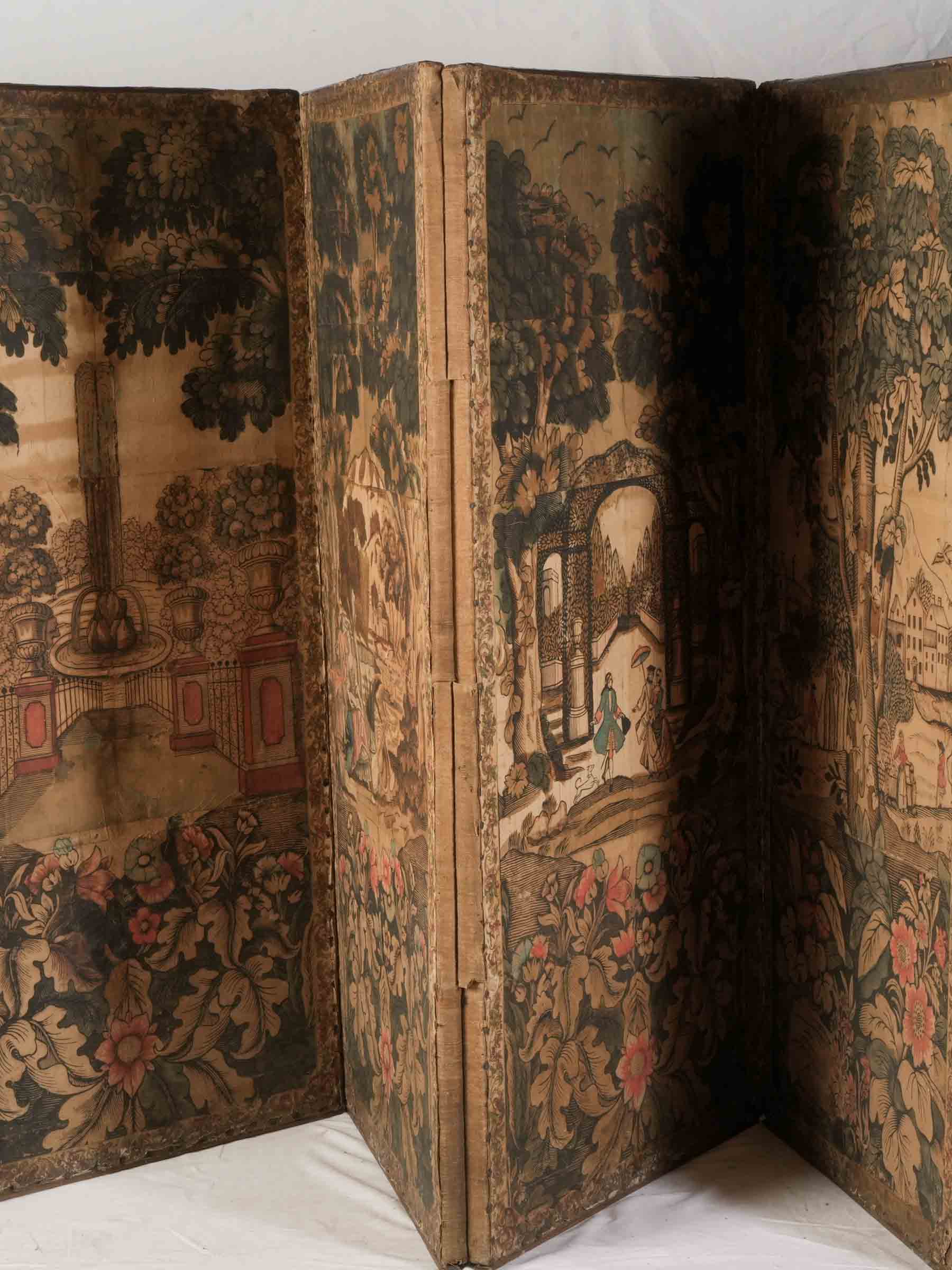 Rare 18th-century decorative panel  