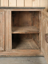 Antique, carved, 18th-century pine buffet  