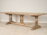 Elegant acanthus-carved table feet detail