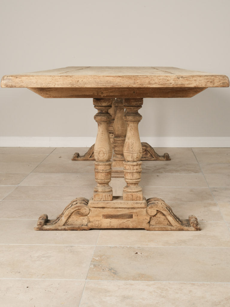 Timeless large monastery table craftsmanship