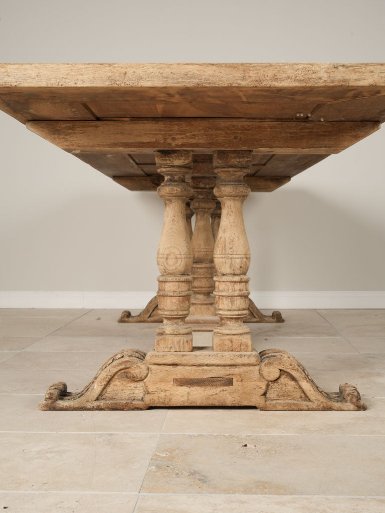 Provincial French oak dining table