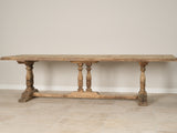 Rustic solid oak French table