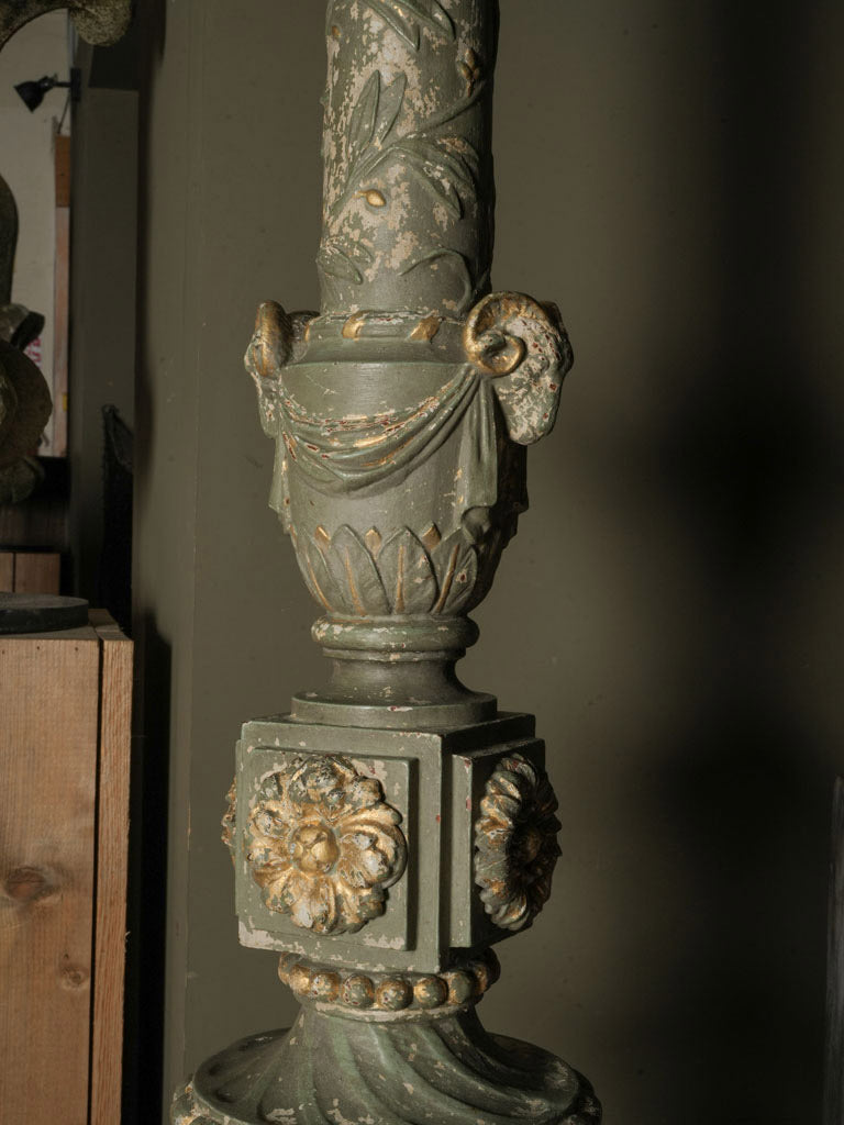 Gilded neoclassical torchère  