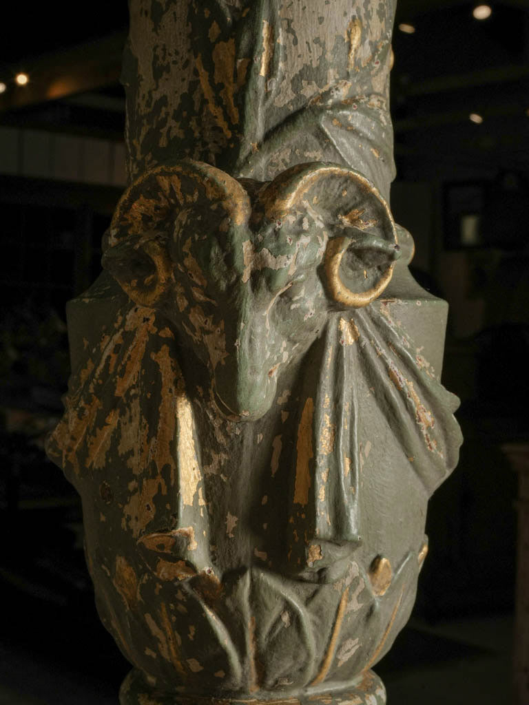 Hand-finished architectural torchère  