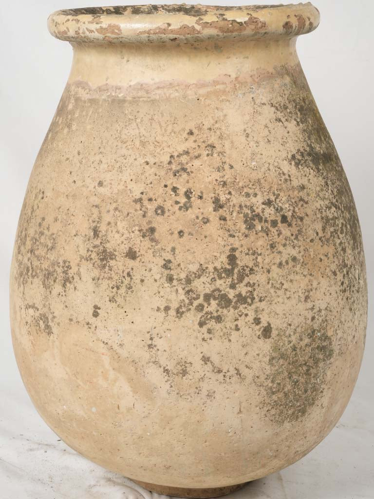 Rustic, glazed Biot storage jar