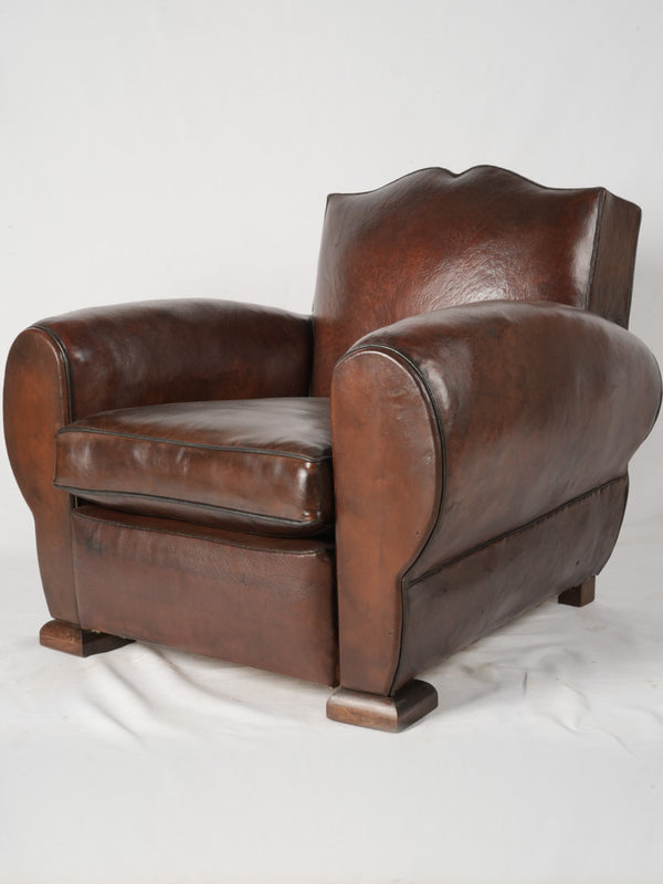 Rare vintage French club chair