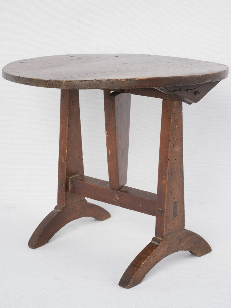 Antique mini winemaker's wooden toy table