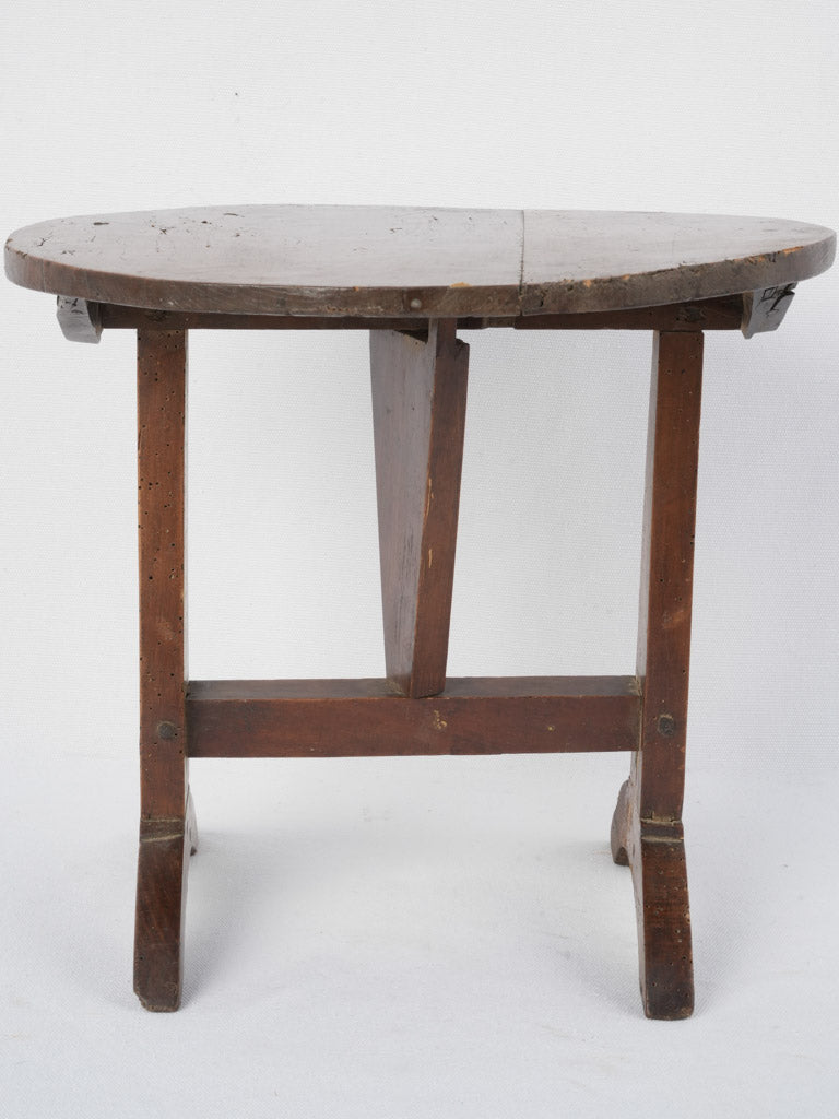Charming vintage French foldable toy table