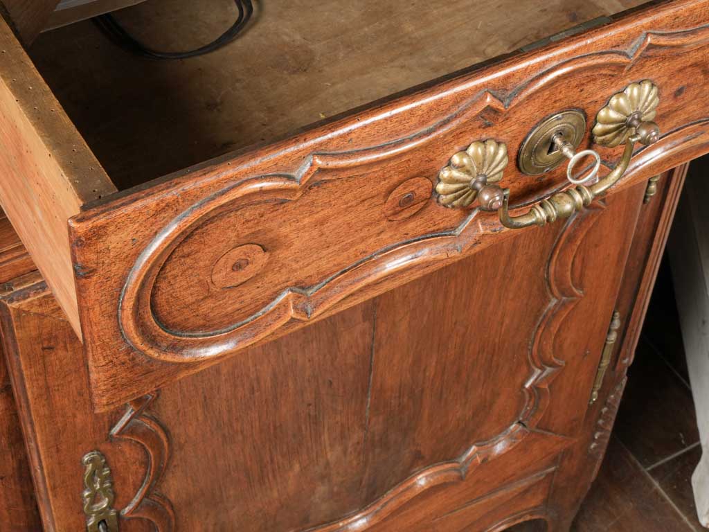 Timeless walnut oak buffet sideboard