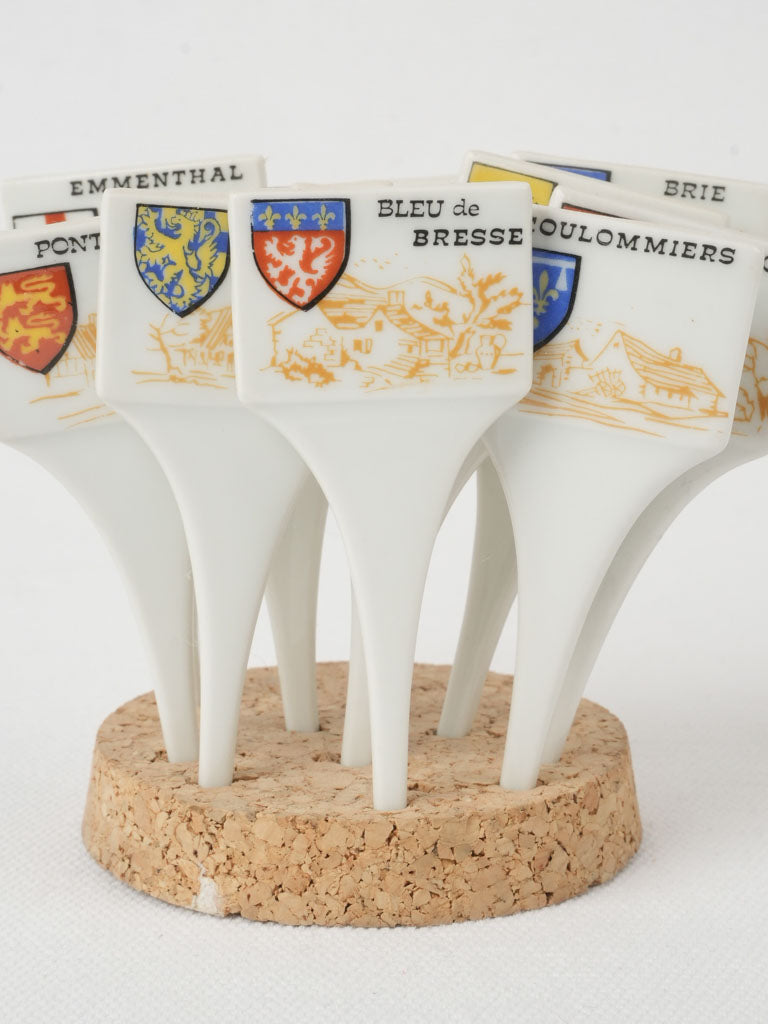 French antique cheese markers
