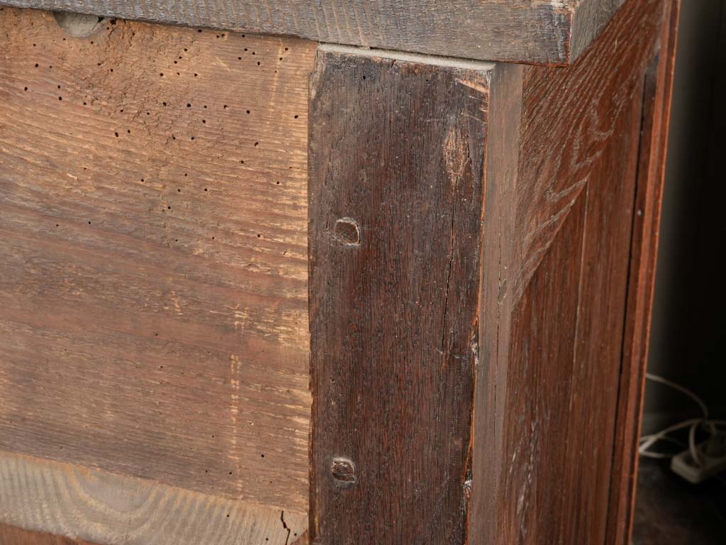 Distinctive French crafted oak buffet