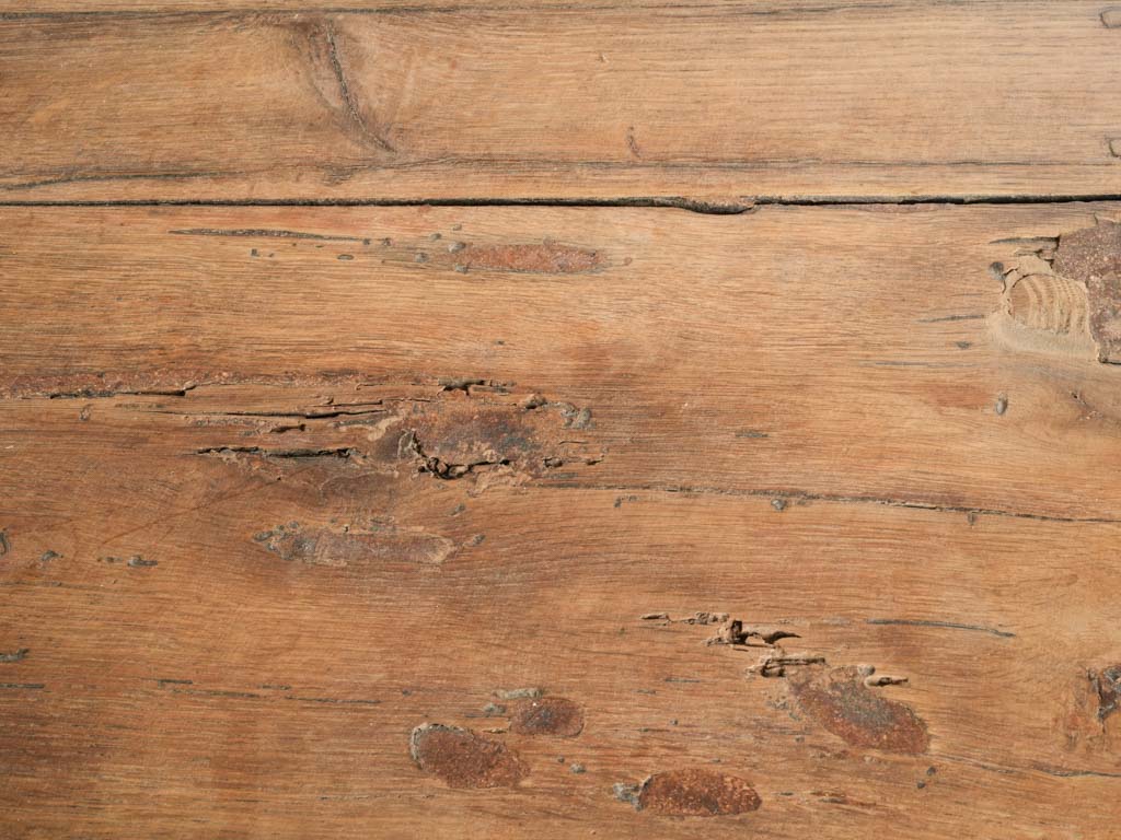 20th Century French Monastery-Style Oak Dining Table - 90½" x 31"