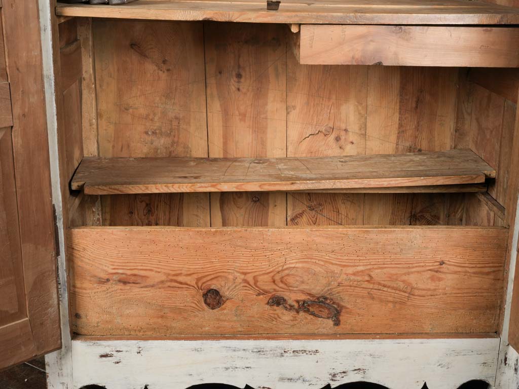 Patina-finished wardrobe