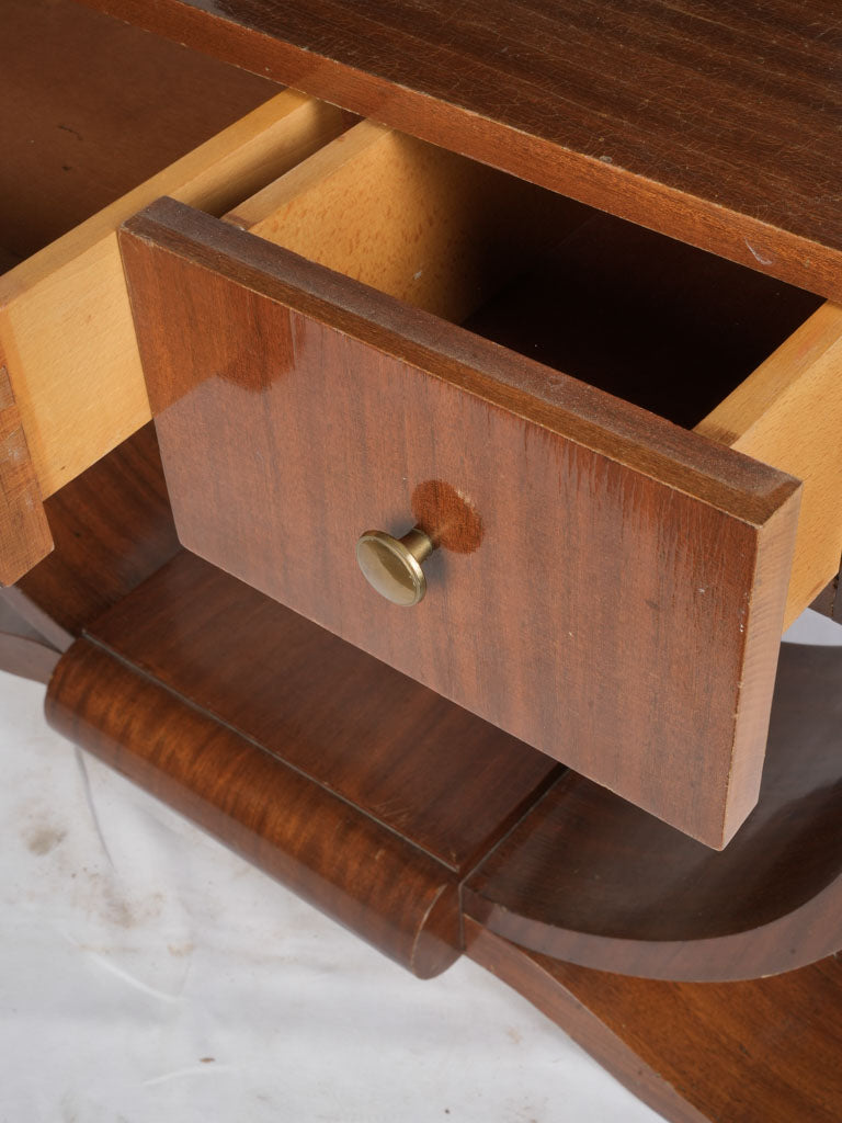 Antique Brass Button Pulls Vanity