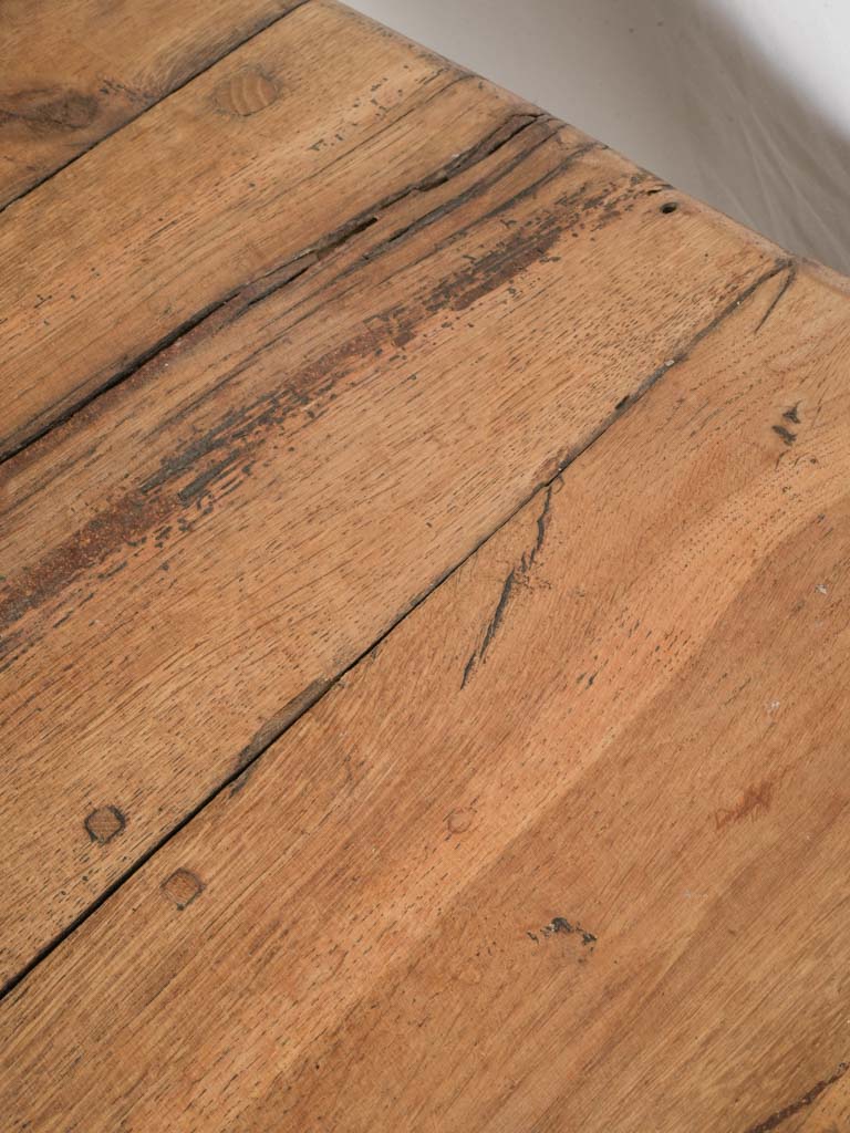 20th Century French Monastery-Style Oak Dining Table - 90½" x 31"
