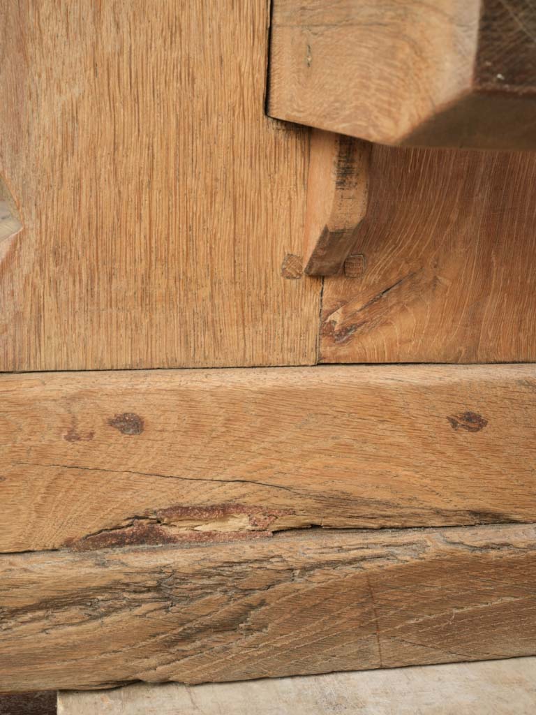 20th Century French Monastery-Style Oak Dining Table - 90½" x 31"