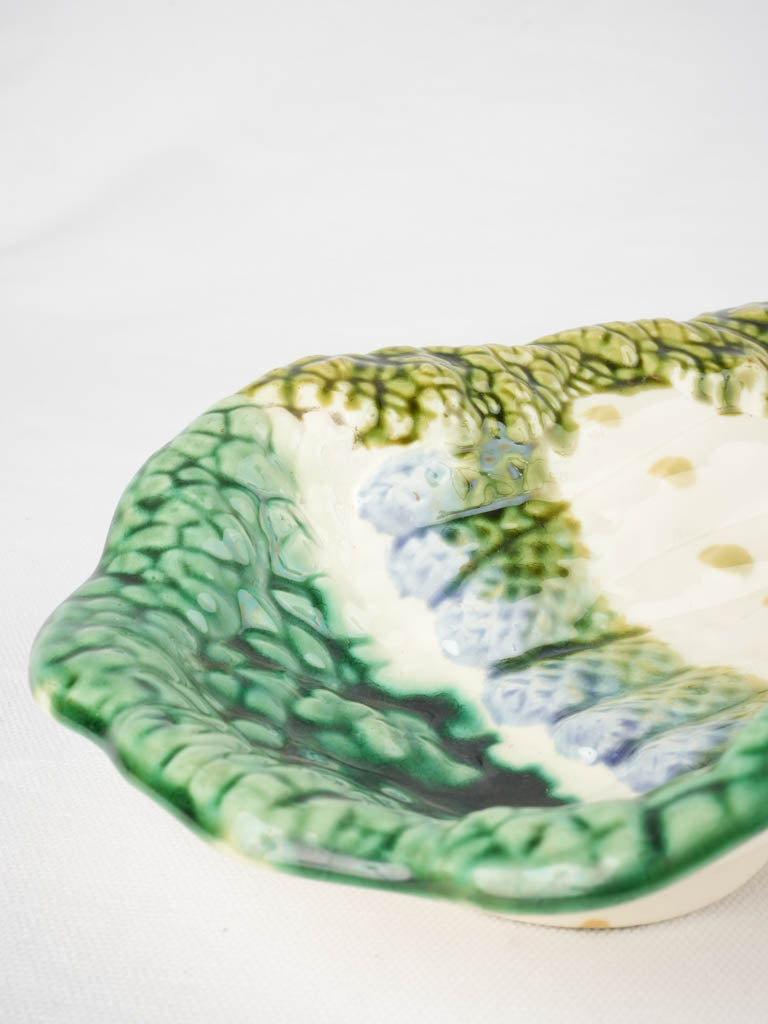 Majolica International Society vegetable server