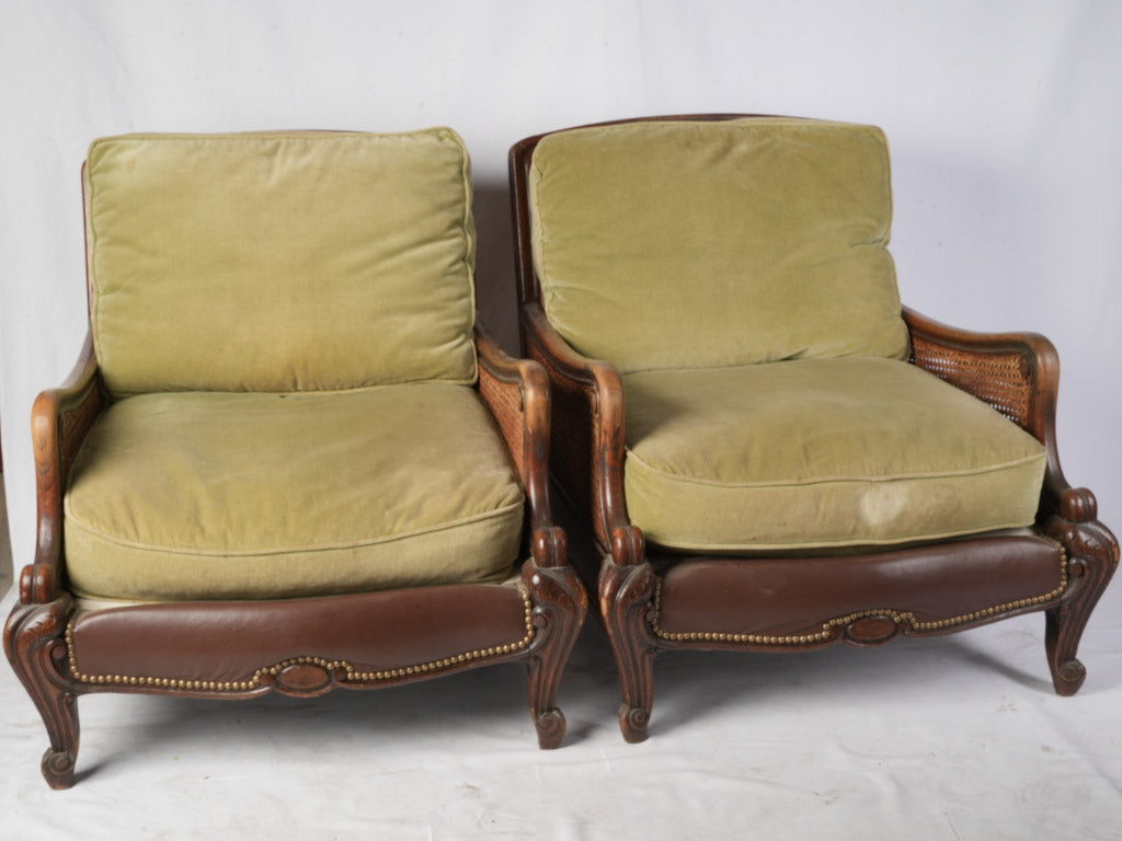 Early 20th-century oak chairs  