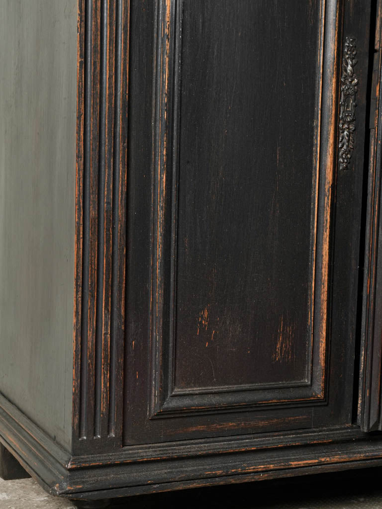 Historical charming wood display hutch  