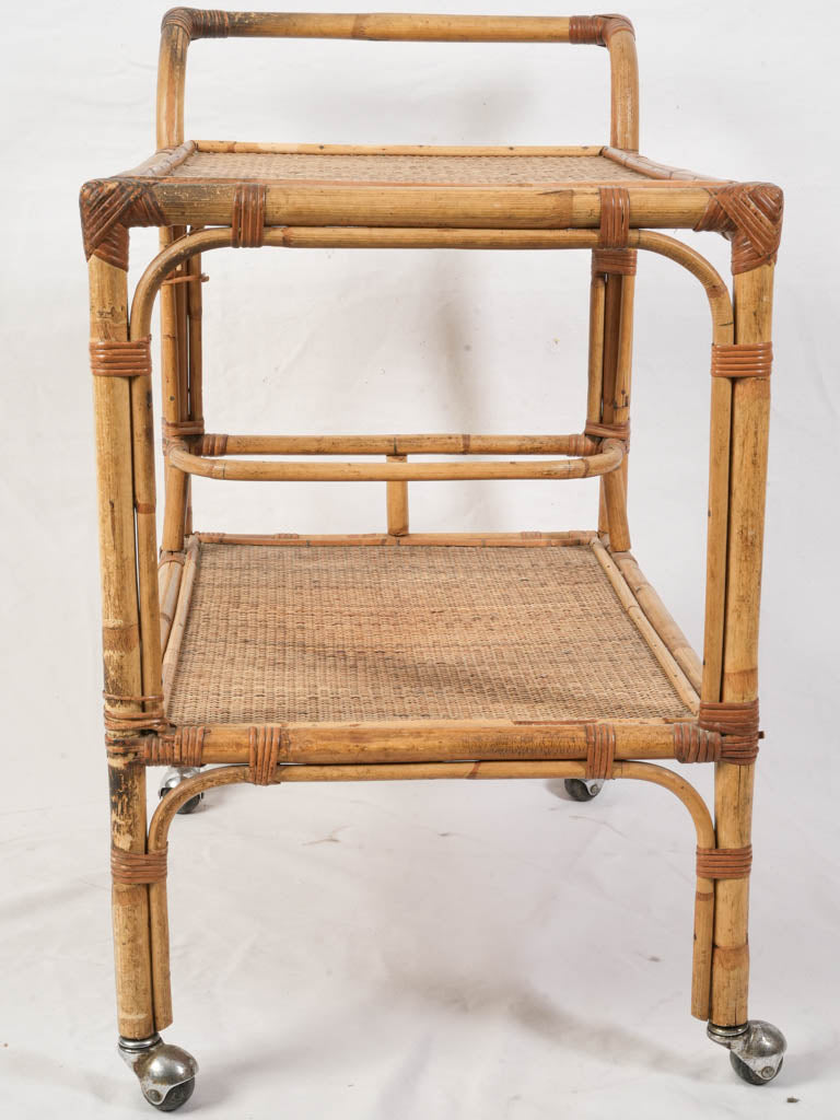 Classic Rattan 1960s Drink Trolley  