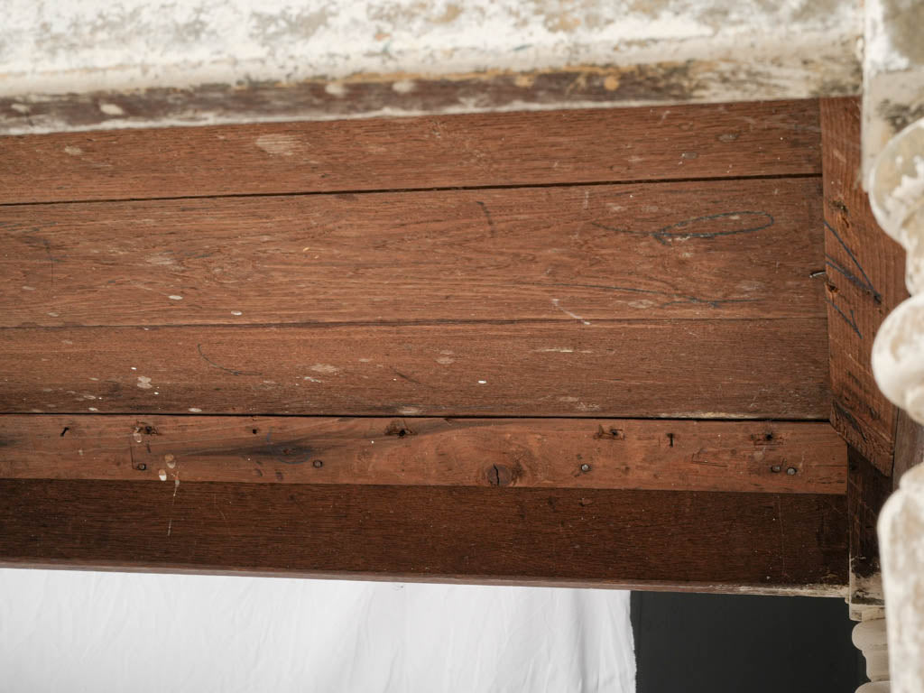 19th-Century French Provincial Drapière Table W/ Rustic Patina - 78"