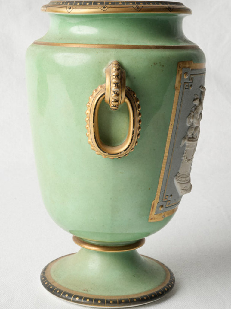 Celadon hue decorative centerpiece  