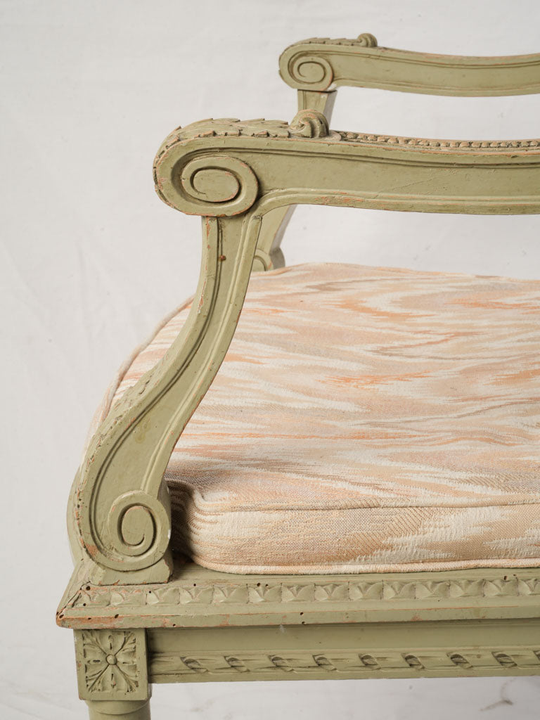 Mid-20th Century Pair of Decorative French Louis XVI Style Accent Chairs - 38¼"