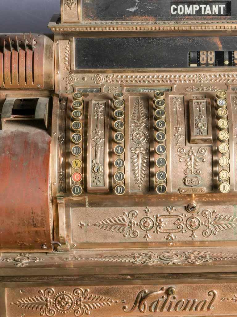 Historical decorative cash register