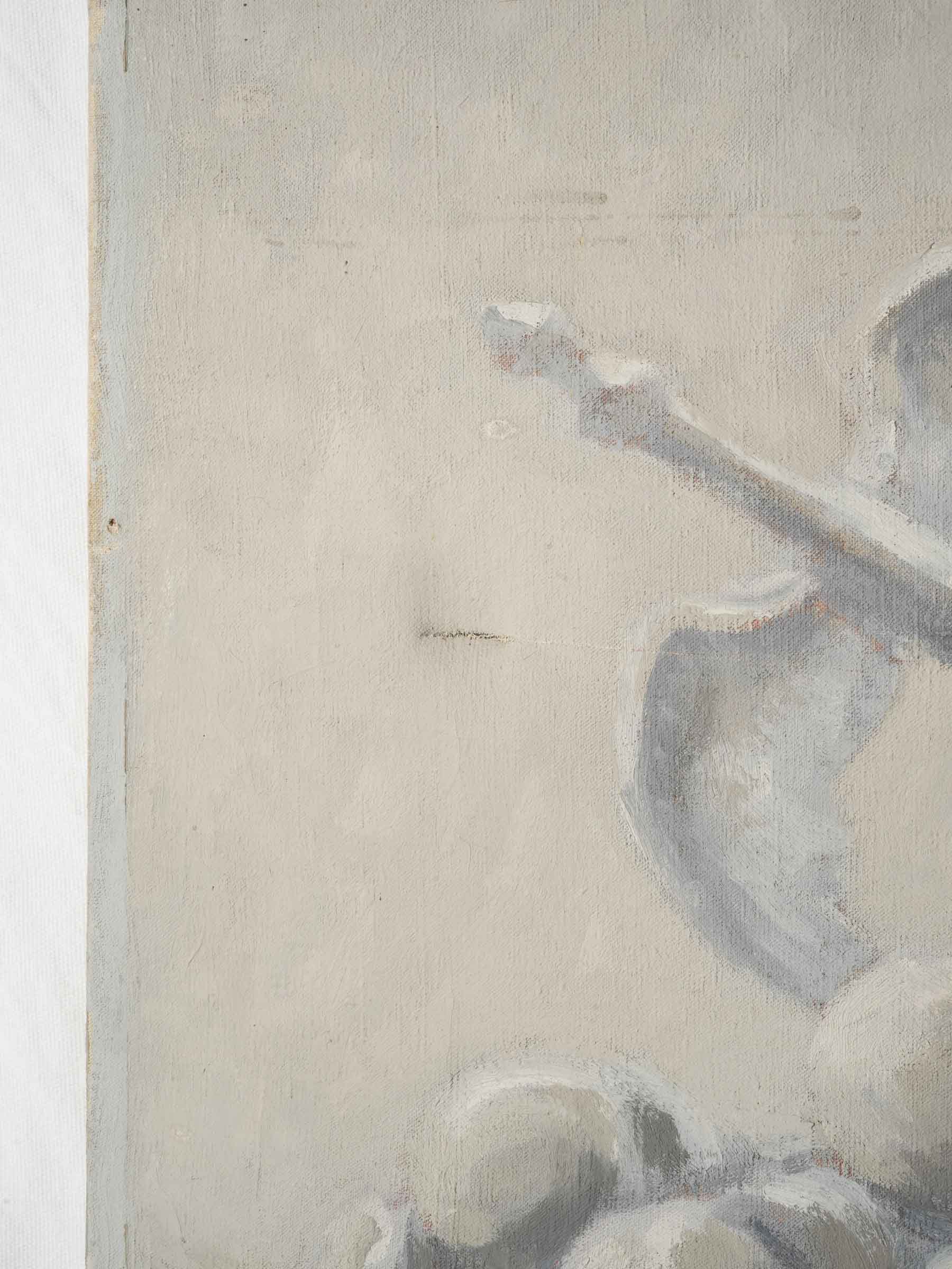 Set of Four Antiwue French Grisaille Decorative Overdoor Panels - 23¾" x 58¼"