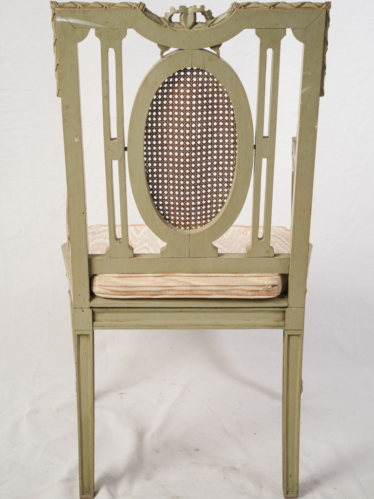 Mid-20th Century Pair of Decorative French Louis XVI Style Accent Chairs - 38¼"