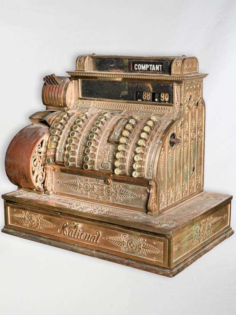 Antique ornate cash register