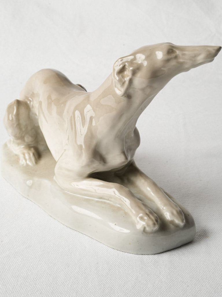 Elegant Art Deco porcelain sculpture  