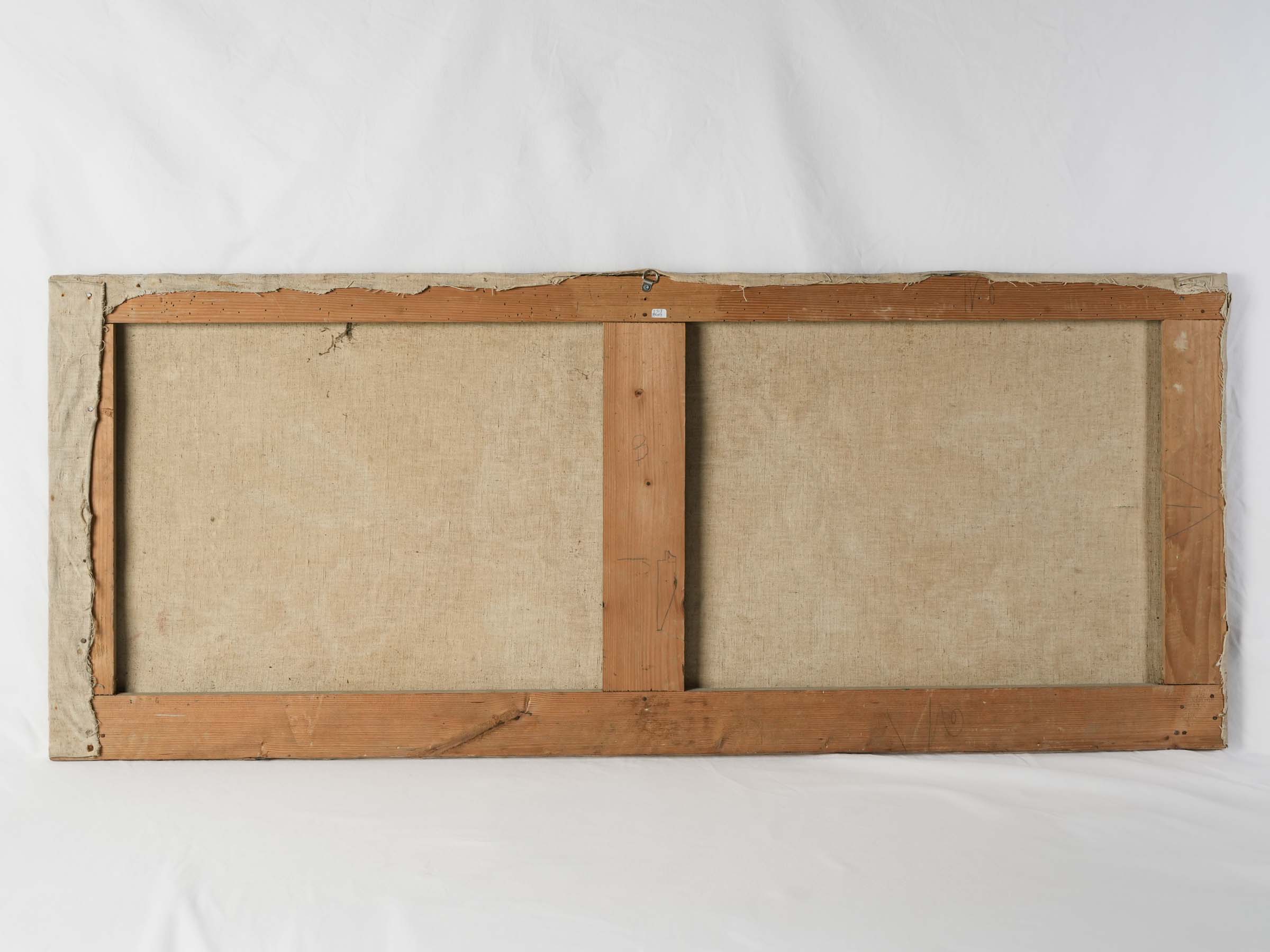 Set of Four Antiwue French Grisaille Decorative Overdoor Panels - 23¾" x 58¼"