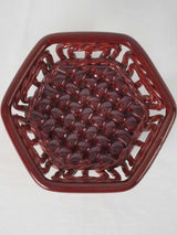 Classic French lattice fruit bowl