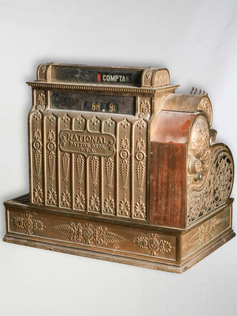 Ornate American National Cash Register for the French Market c.1885 -